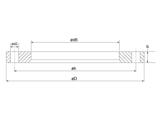 Loose plate flange